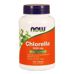 Хлорелла Now Foods Chlorella 1000 mg 120 tabs Now Foods