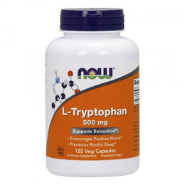 L-триптофан NOW L-Tryptophan 500 mg 120 caps NOW