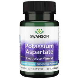 Potassium Aspartate, 99 mg, 60 Capsules Swanson