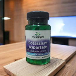 Potassium Aspartate, 99 mg, 60 Capsules Swanson