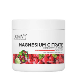 Магний OstroVit Magnesium Citrate 200 g (Raspberry lemoniade with mint) OstroVit