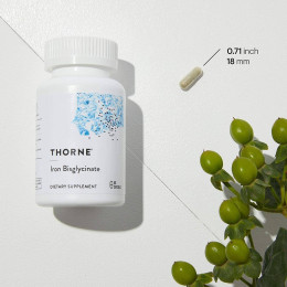 Железо Thorne Research Iron Bisglycinate, 60 Capsules Thorne Research