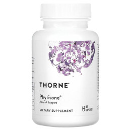 Підтримка надниркових залоз Thorne Research Phytisone, 60 Vegetarian Capsules Thorne Research