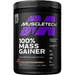 Гейнер MuscleTech 100% Mass Gainer 2330 g (Chocolate Fudge Brownie) Muscletech