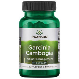 Garcinia Cambogia 5:1 Extract 80mg 60 caps Swanson