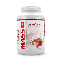 Гейнер Mass Up 2000 g (Strawberry) Jar Activlab