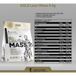 Гейнер Gold Lean Mass 3000 g (Strawberry) Kevin Levrone