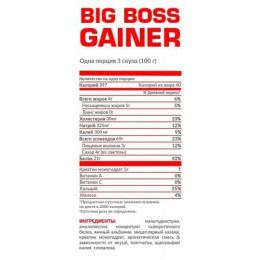 Гейнер Big Boss 1500 гр (Ківі) NOSOROG