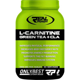 L-Carnitine, Green Tea & Cla 90 tab Real Pharm