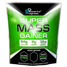 Гейнер Super Mass Gainer 4000 g (Лісовий горіх) Powerful Progress