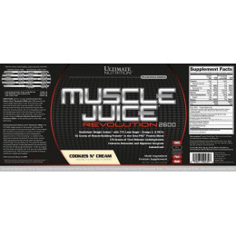 Гейнер Ultimate Nutrition Muscle Juice Revolution 2600 2100 g (Cookies Cream) Ultimate