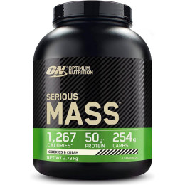 Гейнер Optimum Nutrition EU Serious Mass 2727 g (Chookies cream) Optimum Nutrition