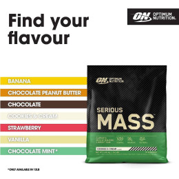 Гейнер Optimum Nutrition EU Serious Mass 5455 g (Chookies cream) Optimum Nutrition