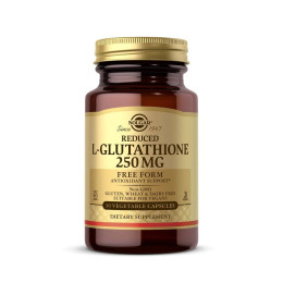 Reduced L-Glutathione 250 mg 30Vegetable Capsules Solgar