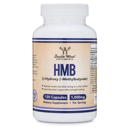 HMB (гидроксиметилмасляная кислота) Double Wood HMB 1000 mg 120capsules