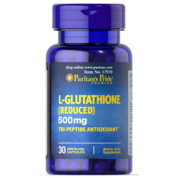 L-Glutathione 500 mg, 30 Capsules Puritan's Pride