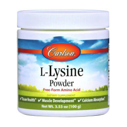 L-лизин Carlson L-Lysine Powder 100 g Carlsson