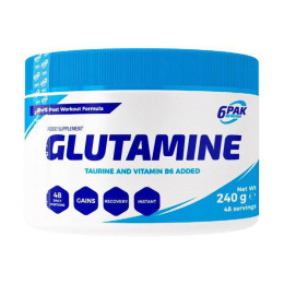 Глютамін Glutamine 240 g (Pure) 6Pak