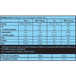 Цитрулін Citrulline Malate 300 g (Lime) BioTech