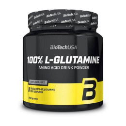 Глютамин BioTech 100% L-Glutamine 240 g BioTech