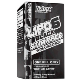 Lipo-6 Black Ultra Concentrate Stim-Free 60 caps Nutrex