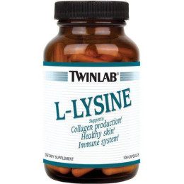 L-лізин Twinlab L-Lysine 100 caps TwinLab