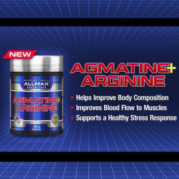 Агматин + Аргінін AllMax Nutrition Agmatine + Arginine 45 g AllMax Nutrition