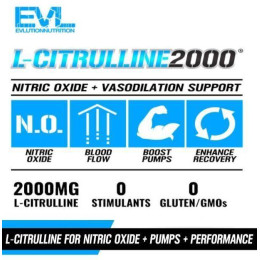 L-цитрулін Evlution Nutrition L-Citrulline 2000​​​​​​​ 200 g Evlution Nutrition