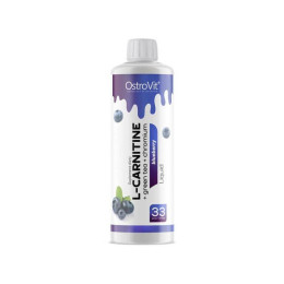 Жироспалювач Ostrovit L-Carnitine + Green tea + Chromium liquid 500 ml (Blueberry) OstroVit