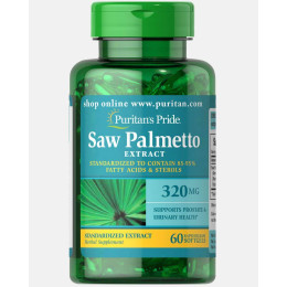 SAW PALMETTO 320 mg 60 Softgels Puritan's Pride