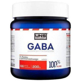 Гамма-аміномасляна кислота UNS 100% Pure GABA 200 g UNS