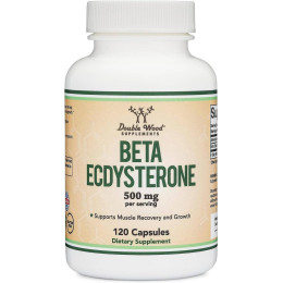 Бета-экдистерон Double Wood Supplements Beta Ecdysterone 500 mg 120 capsules \u0411\u042d\u0422