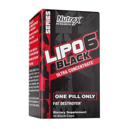 Lipo-6 Black Ultra Concentrate 30 caps Nutrex