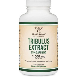 Трибулус террестрис Double Wood Tribulus Terrestris 1000 mg (95% Saponins), 210 capsules