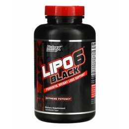 Жироспалювач Nutrex Lipo 6 Black Maximum Potency 120 liqui caps Nutrex