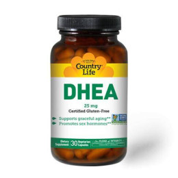 Тестостероновый бустер DHEA, 25 mg 30 Veg Caps Country Life