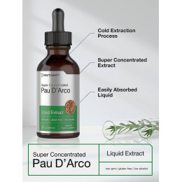 Pau D'Arco Liquid Extract, 2 fl oz (59 mL) Dropper Bottle ARCO