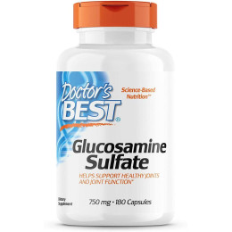 Глюкозамін Doctor’s Best Glucosamine Sulfate 750 mg 180 Capsules Doctor's s Best