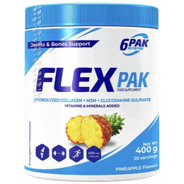 Для суглобів та зв'язок 6Pak Flex Pak 400 gr (Pineapple) 6Pak