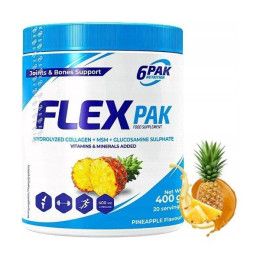 Для суглобів та зв'язок 6Pak Flex Pak 400 gr (Pineapple) 6Pak