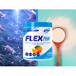 Для суглобів і зв'язок 6Pak Flex Pak 400 gr (Orange) 6Pak