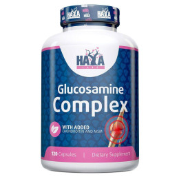 Глюкозамін та хондроїтин з комплексом МСМ Haya Labs Glucosamine Complex (+Chondroityne + MSM) 120 caps