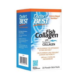 Рибний колаген Doctor's Best Fish Collagen with Naticol 5 g 30 Powder Stick Packs Doctor's s Best