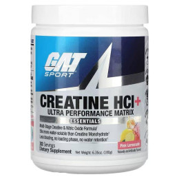 Креатин GAT Creatine HCI + Ultra Performance Matrix, 180 g (Pink Lemonade) German American Technologies