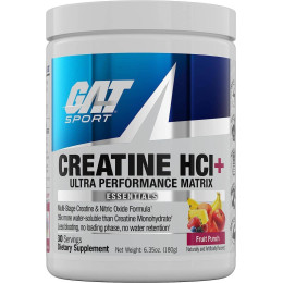 Креатин GAT Creatine HCI + Ultra Performance Matrix, 180 g (Fruit Punch) German American Technologies