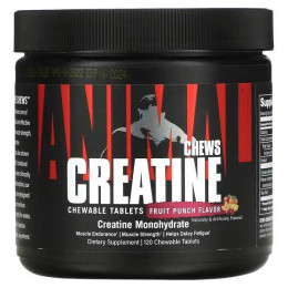 Креатин Universal Nutrition Animal Creatine Chews 120 chew tabs (Fruit Punch) Universal