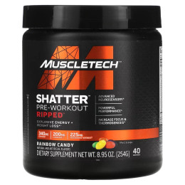 Передтренувальний комплекс MuscleTech Shatter Ripped 250 g (Rainbow candy) Muscletech