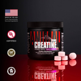 Креатин Universal Nutrition Animal Creatine Chews 120 chew tabs (Grape) Universal