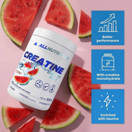 Креатину моногідрат з таурином Creatine Muscle Max 500 g (Watermelon) AllNutrition