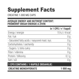 Креатин Extrifit Creatine Monohydrate 1000 mg 180 caps Extrifit